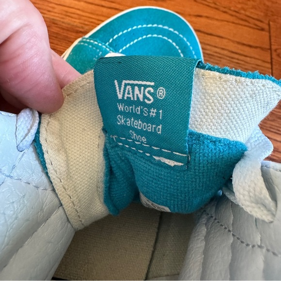 VANS - Sk8-Hi- Men’s Classic High Top Skate Shoe Sz 9 Womens / 7.5 Mens Blue - Picture 5 of 5